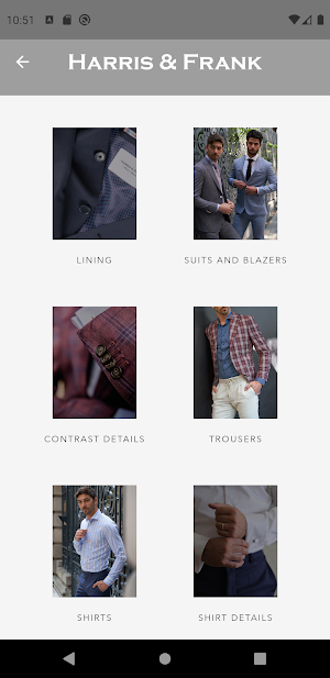 Harris & Frank Screenshot 2