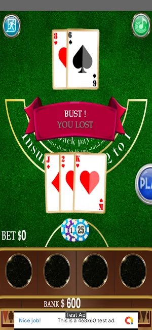 Black Jack 21 Screenshot 3