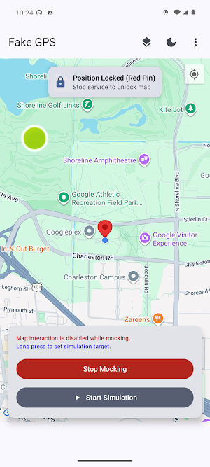 Fake GPS Location & Simulator Screenshot 2