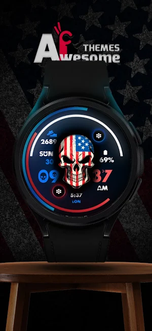 PATRIOT - Digital Watch Face Screenshot 0