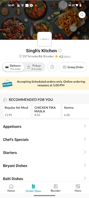 Singh's Kitchen Screenshot 1