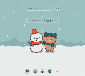 Winter Pals Theme +HOME Screenshot 0
