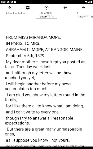 Book, A Bundle of Letters Screenshot 3