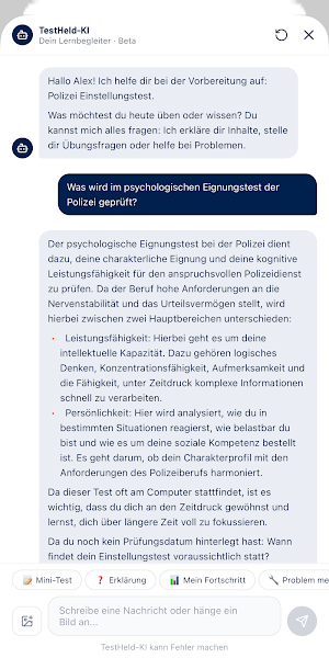 Polizei Einstellungstest Screenshot 3