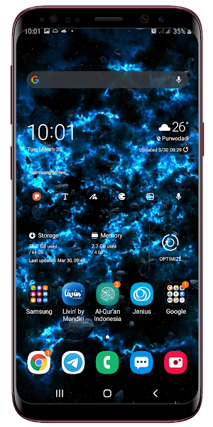 Asteroid Live Wallpaper Screenshot 2