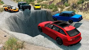 Hole Car Crash Simulator 2024 Screenshot 0
