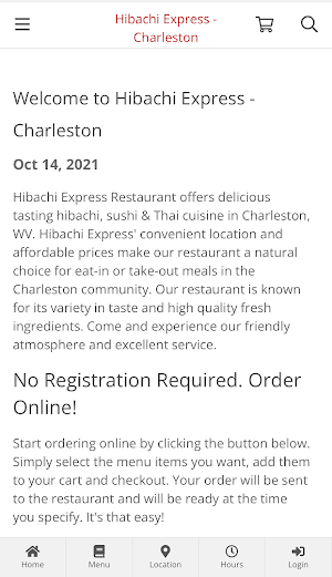 Hibachi Express - Charleston Screenshot 0