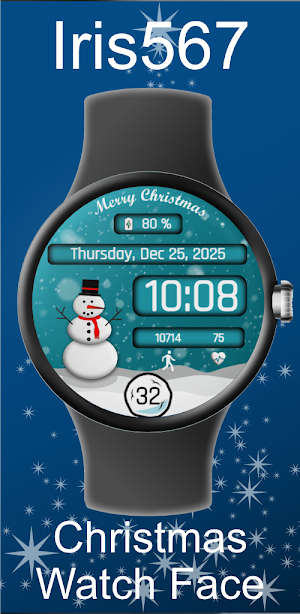 Iris567 Christmas Watch Face Screenshot 0
