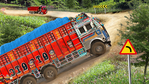 Indian Truck Hill Driving Sim Screenshot 2