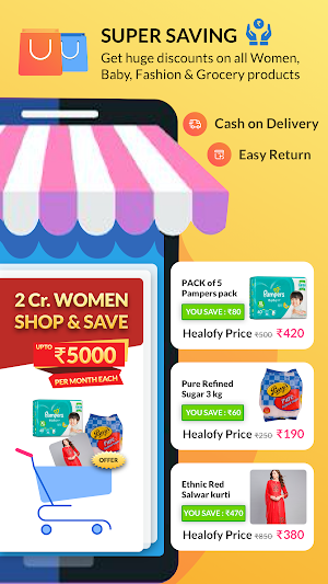Indian Women App: Healofy Screenshot 0