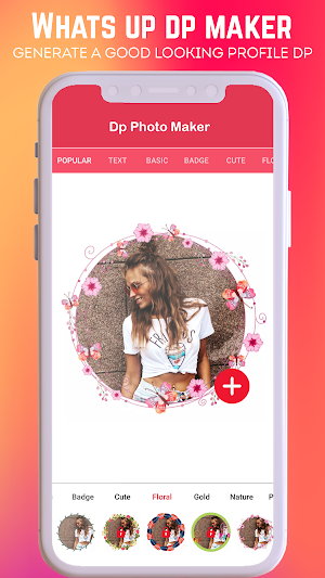 WhatsUp dp maker Screenshot 2
