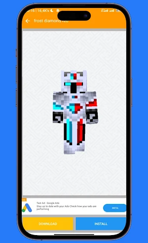 Frost Diamond Skin for MCPE Screenshot 3