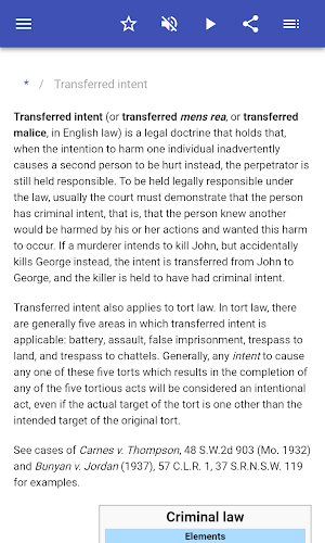 Legal terms Screenshot 1