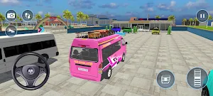 Mini Bus Game Van Driving Screenshot 0