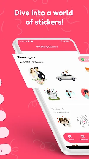 Wedding Stickers Screenshot 1