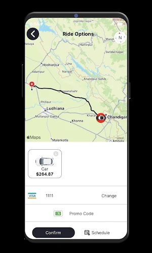 Taxidi Passenger app Screenshot 3