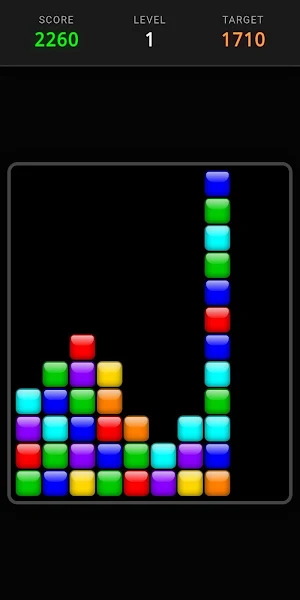 Rainbow Blocks - Hard targets! Screenshot 2
