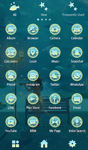 Fantasy Wallpaper Concerto under Water Theme Screenshot 2
