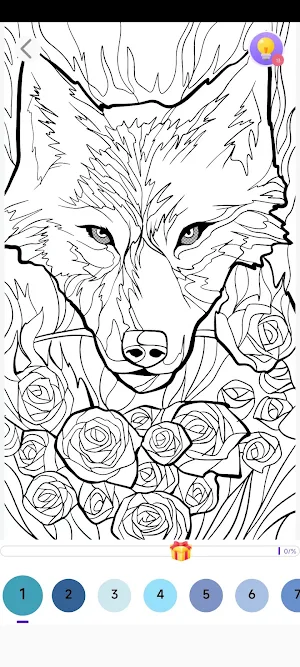 Animal Paint : Color by Number Screenshot 2