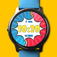 Comic Pow WatchFace: Wear OS