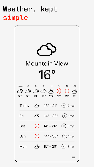 Skye: Weather Forecast Screenshot 0