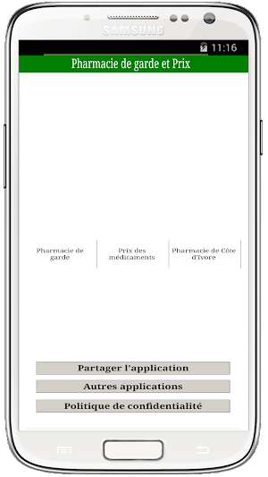 Pharmacies de garde et Prix Screenshot 0
