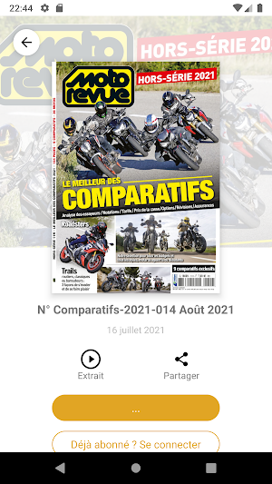 Moto Revue Magazine Screenshot 1