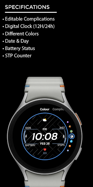 Night 88 - watch face Screenshot 3