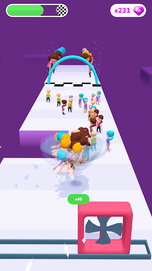 Human Tornado Rush 3D Screenshot 1