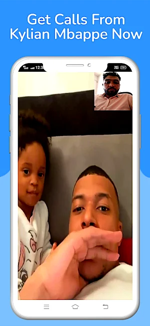 Kylian Mbappe Fake Video Call Screenshot 0