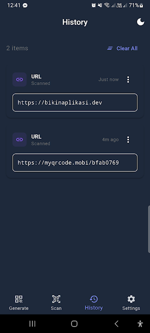 EMG Qr Scanner Pro Screenshot 2