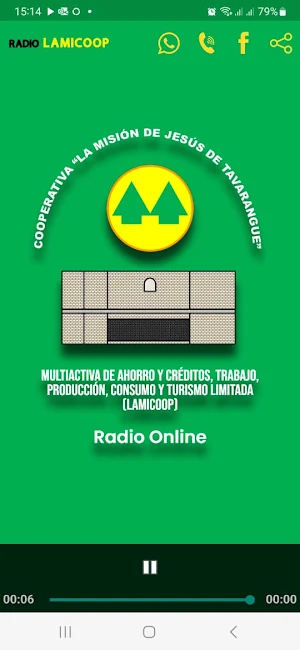 Radio LAMICOOP online Screenshot 1