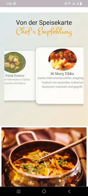 Restaurant Tajmahal Merseburg Screenshot 3