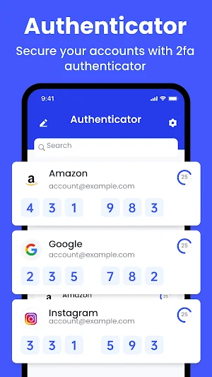 Authenticator-MFA,2FA,OTP,Auth Screenshot 0