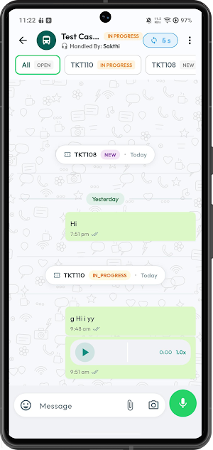 Support Chat Screenshot 3