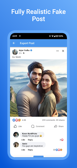 Fake Post Creator/Maker Screenshot 0