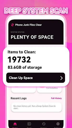 Phone Junk Files Clear Screenshot 0