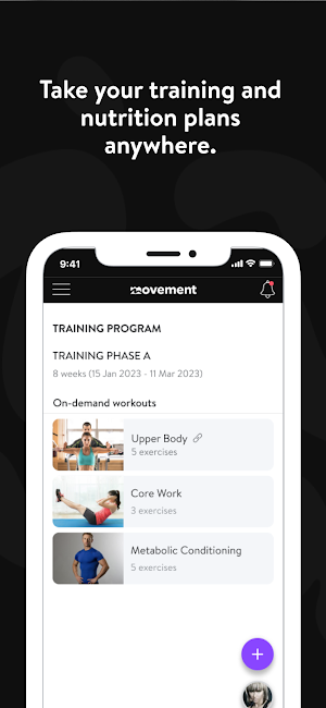 Movement Progress App Screenshot 1