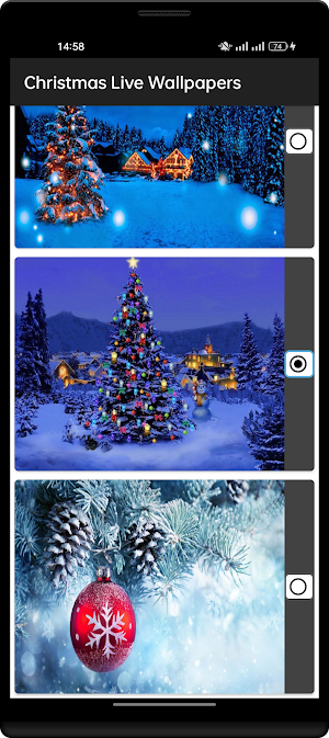 Chrisrtmas Live Wallpaper Screenshot 1