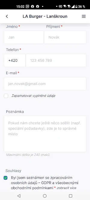 Poctivý burger Screenshot 1