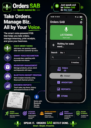 Orders SAB-Speech Assisted Biz Screenshot 2