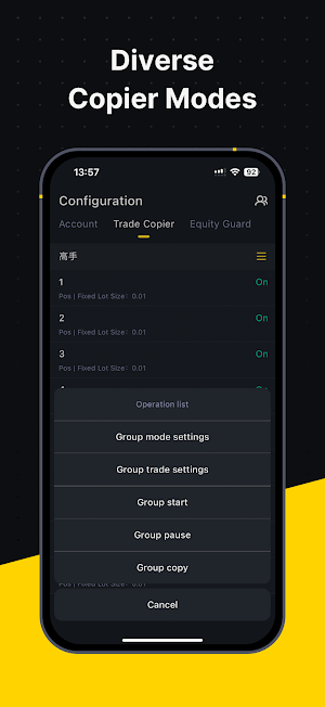 Pocket FXCopy - Trade Copier Screenshot 2