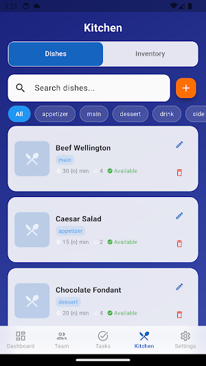 Kitchen Crew Manager Screenshot 3
