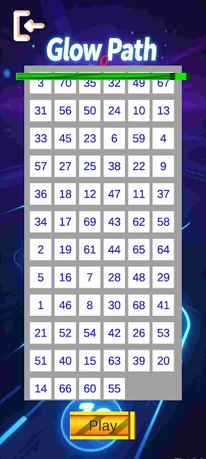 Glow Path Number Run Screenshot 1