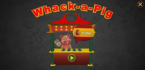 Learn Spanish Words WhackaPig Screenshot 0