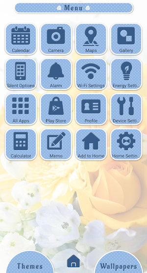 Yellow Rose Bouquet Theme Screenshot 1