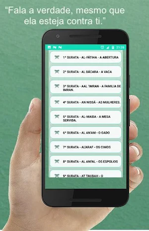 Holy Quran in Portuguese Screenshot 2