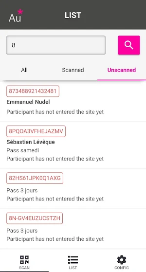 Audience Access Screenshot 2