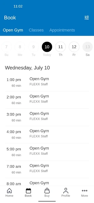 FLEXX fitness Screenshot 1