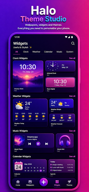 Halo Widgets & Live Wallpaper Screenshot 0